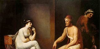 Στιγμές της “Οδύσσειας” (6): Οδυσσέως και Πηνελόπης αναγνωρισμός (ραψωδία ψ)