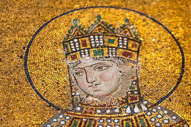 Byzantine mosaic of Jesus Christ